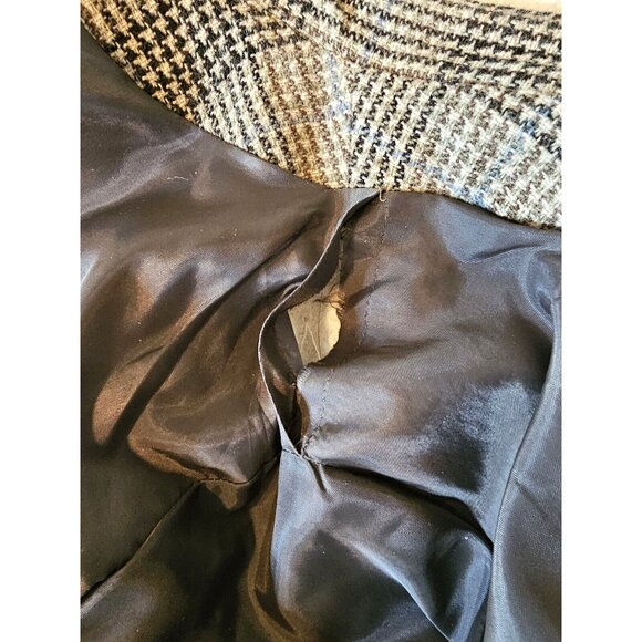 Harve Benard by Benard Holtzman Wool Plaid Womens Size 14 Lined Jacket Twead - Picture 10 of 11